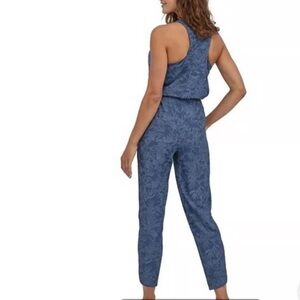 Patagonia Blue Patterned Women's Jumpsuit